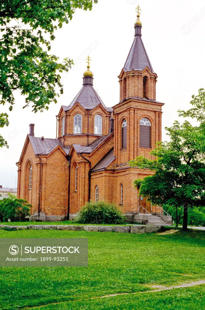 St. Nicholas Orthodox Church in Vaasa, Finland. (Photo by: Independent Picture Service/UIG via Getty Images)