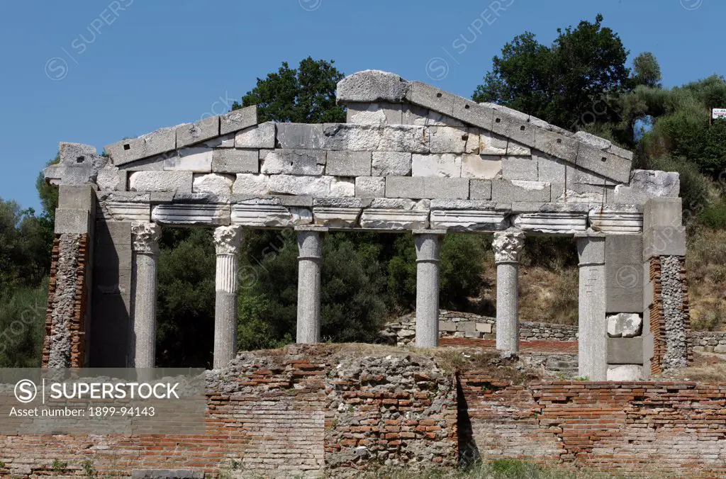 Apollonia , Bouleuterion (2nd century AD), Apollonia, Albania.,06/19/2008