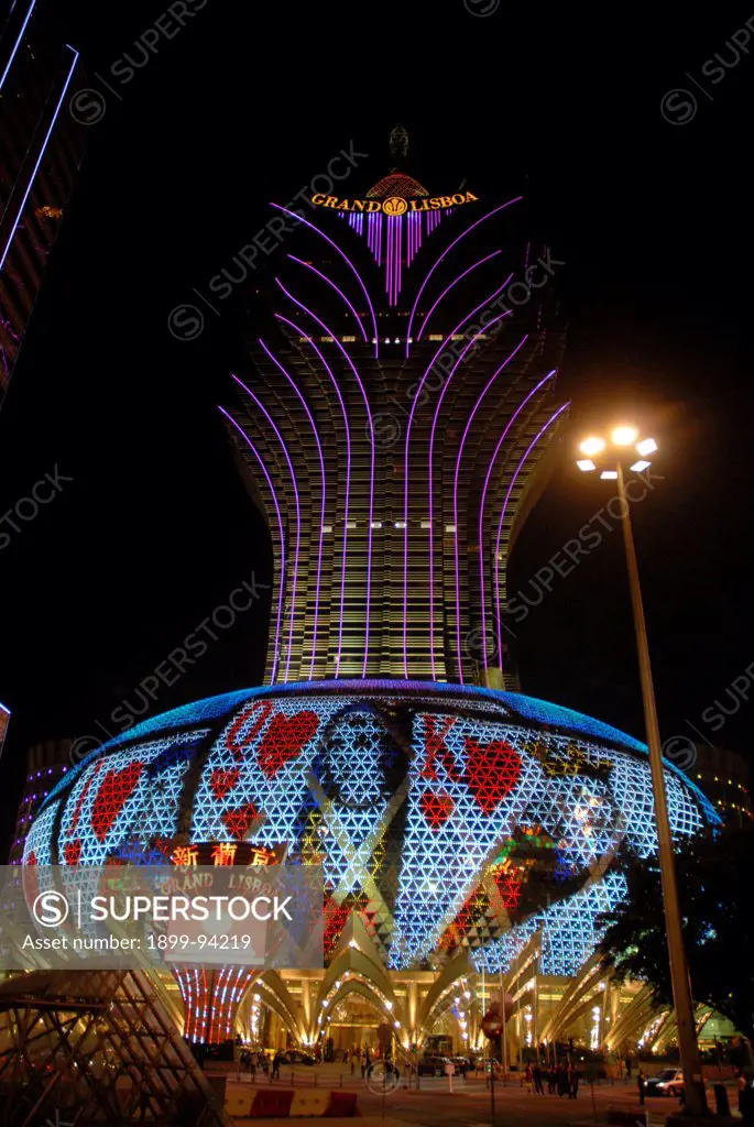 Grand Lisboa casino, Macao, Macao, China.,02/24/2009