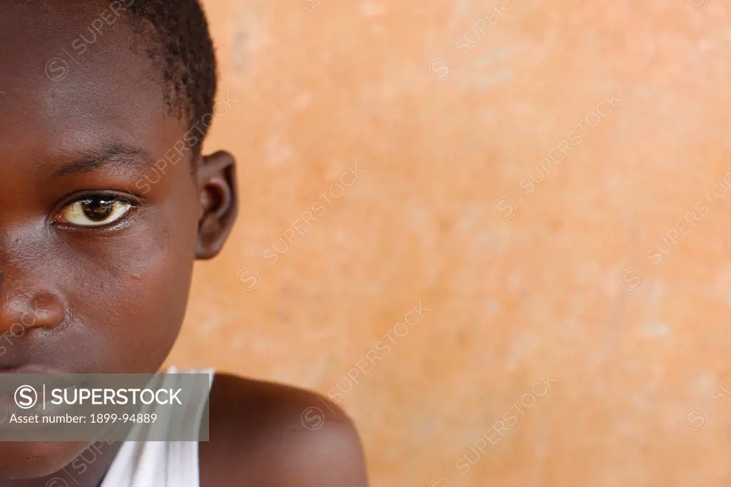 African boy, Lome, Togo.,06/26/2010