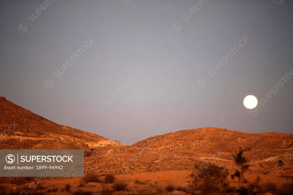 Moonscape, Matmata, Tunisia.,10/12/2011