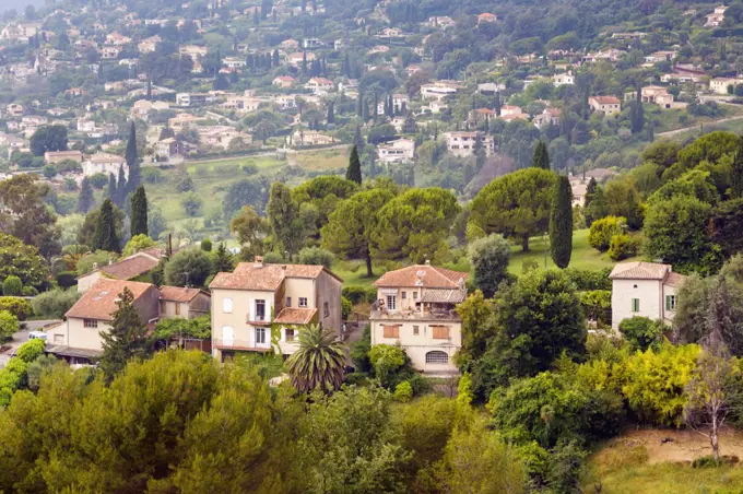 St-Paul-de-Vence or St Paul, Provence-Alpes-Cote dAzur, Provence, France, Property just outside the village