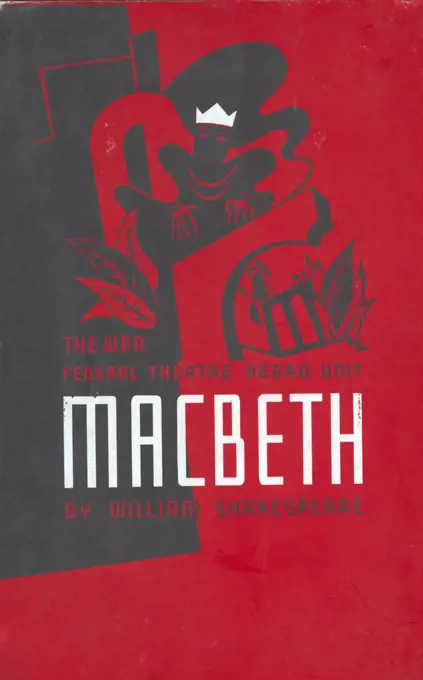 The W.P.A. Federal Theatre Negro Unit presents Macbeth by William Shakespeare circa 1936-1938.