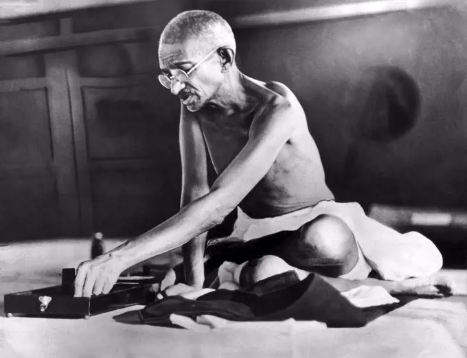 Mohandas Karamchand Gandhi (2 October 1869 - 30 January 1948) was the pre-eminent political and ideological leader of India during the Indian independence movement. He pioneered satyagraha. This is defined as resistance to tyranny through mass civil disobedience, a philosophy firmly founded upon ahimsa, or total non-violence. This concept helped India gain independence and inspired movements for civil rights and freedom across the world. Gandhi is often referred to as Mahatma Gandhi or 'Great Soul', an honorific first applied to him by Rabindranath Tagore. In India he is also called Bapu (Gujarati: 'Father') and officially honored in India as the Father of the Nation. His birthday, 2 October, is commemorated as Gandhi Jayanti, a national holiday, and worldwide as the International Day of Non-Violence. Gandhi was assassinated on 30 January 1948 by Nathuram Godse, a Hindu Nationalist.