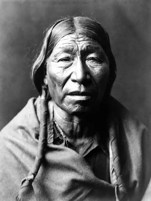 Edward S. Curtis Native American Indians - Male Cheyenne Indian ca. 1910. 