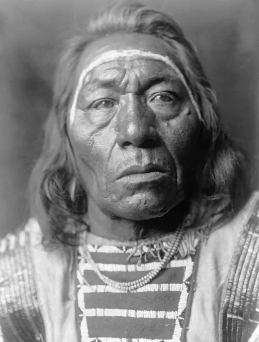 Edward S. Curtis Native American Indians - Crow Indian, Leads the Wolf ca. 1908. 