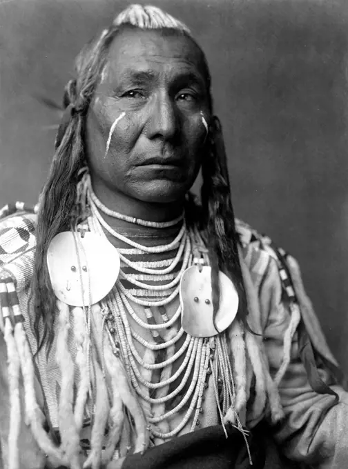 Edward S. Curtis Native American Indians - Red Wing--Apsaroke ca. 1908. 