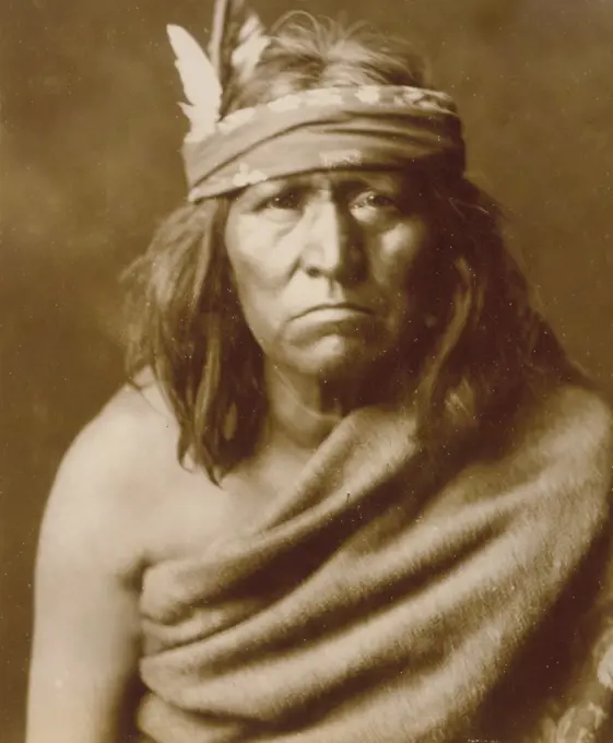 Edward S. Curtis Native American Indians - Gennetoa the Renegade--Apache Indian ca. 1904. 