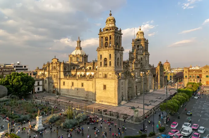 Metropolitan cathedral church, Cathedral Metropolitan, Centro Historic, Mexico City, Mexico.