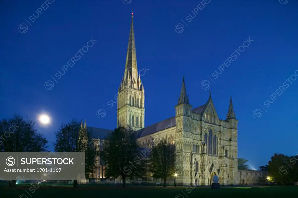 Salisbury cathedral Salisbury Wiltshire England