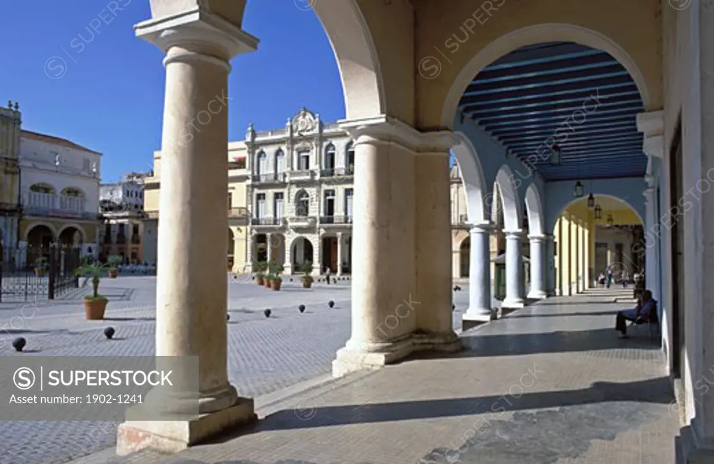 Cuba Havana Plaza Vieja16th century historic square