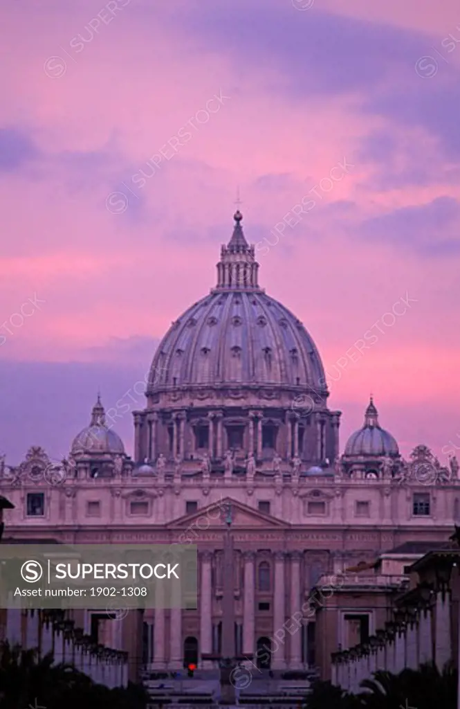 Italy Rome The Vatican Saint Peters Basilica