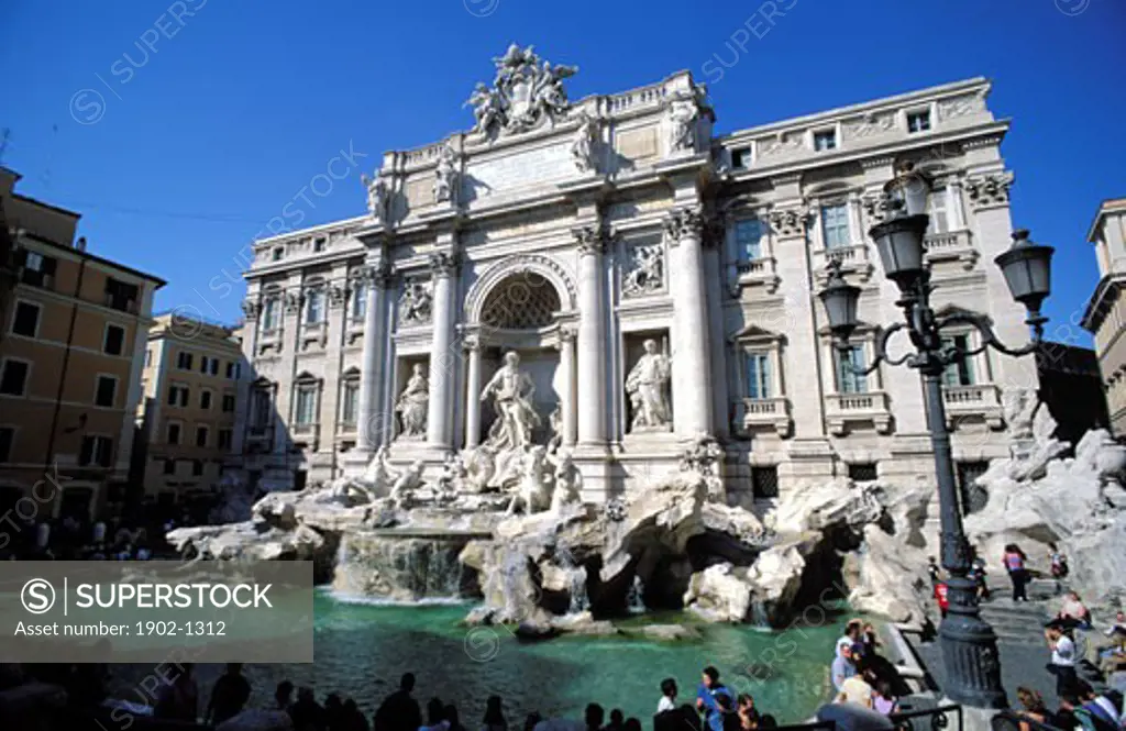 Italy Rome The Trevi Fountain