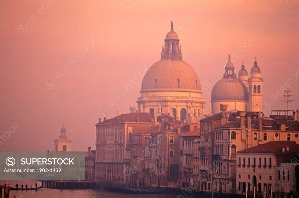 Italy Venice the Grand Canal and Santa Maria della Salute
