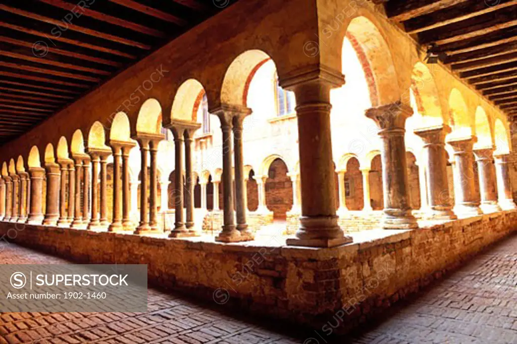 Italy Venice Museo Diocesano The cloister of Sant Apollonia is the only Romanesque building in Venice