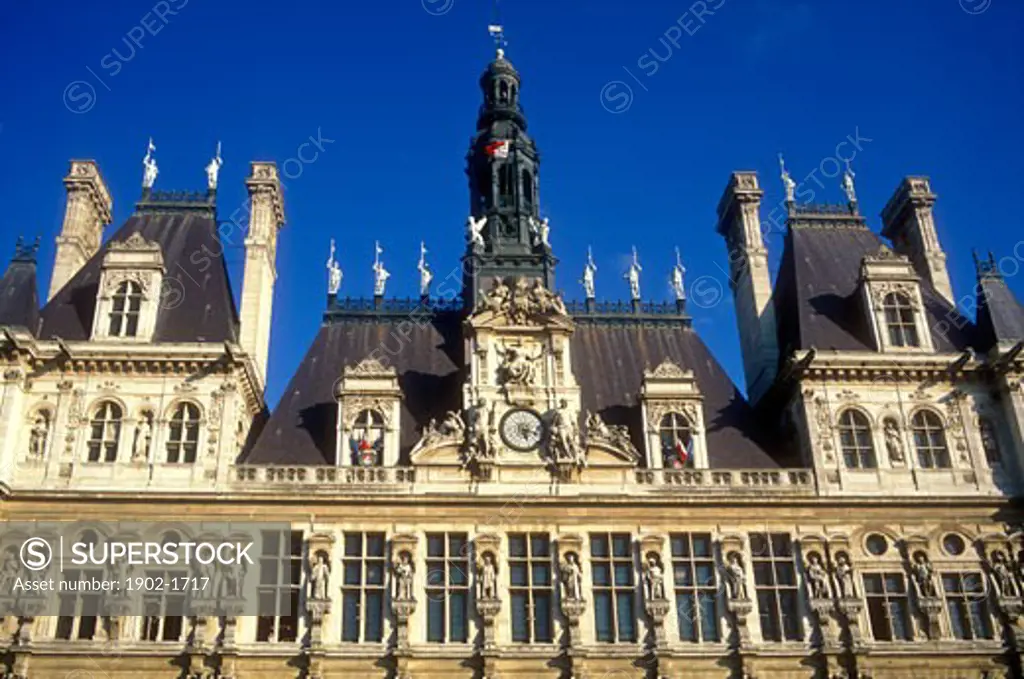 France Paris Hotel de Ville City Hall circa 1357