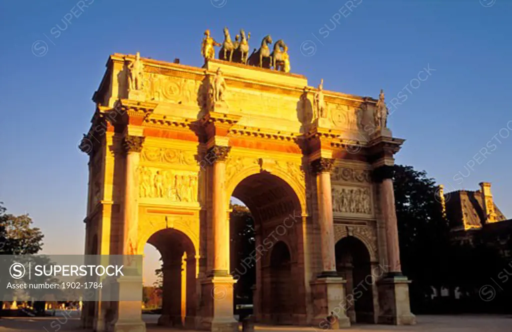 France Paris Arc de Triomphe du Carrousel