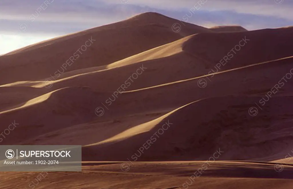 USA Colorado Great Sand Dunes National Park dunes