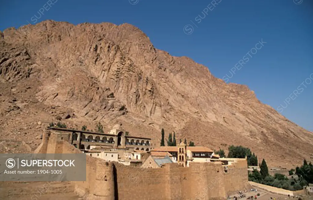 St Catherine Monastery at the foot of Mt Sinai