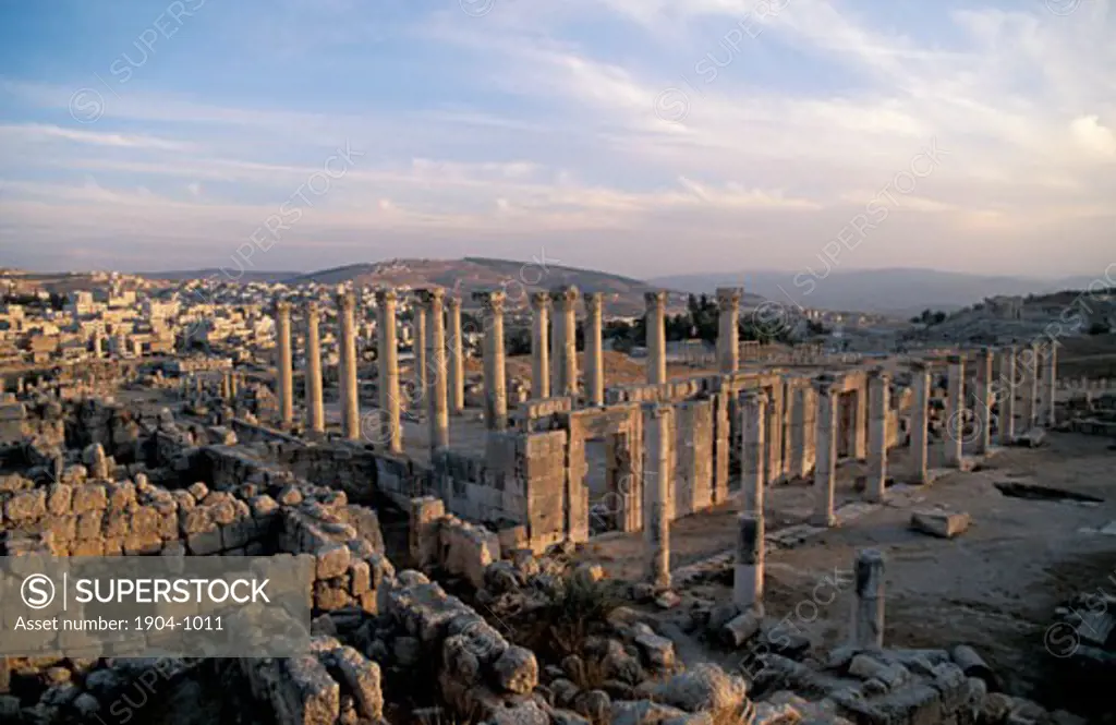Jerash remains of the Roman city