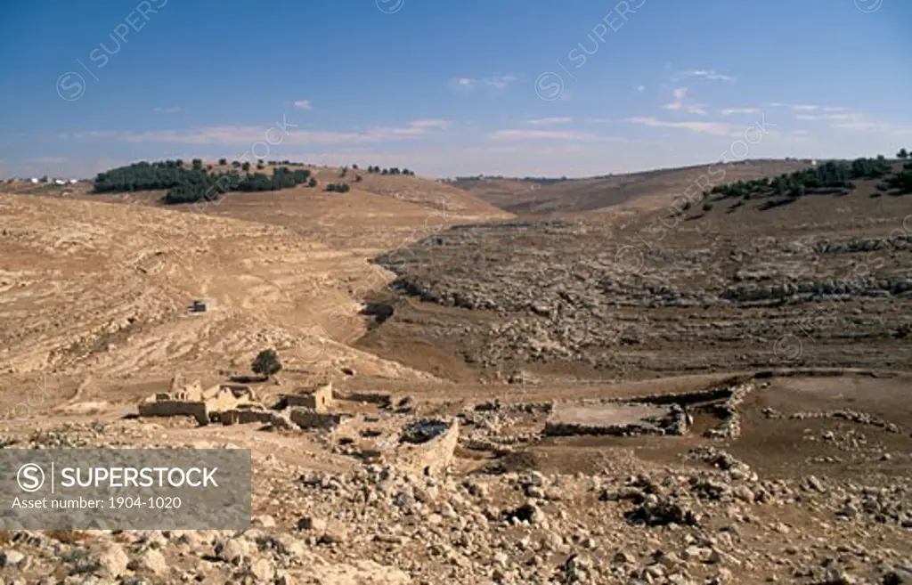 Jordan landscape near Madaba