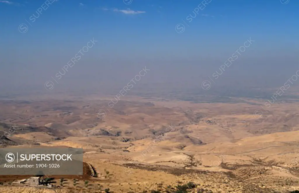 Jordan the view West of Mount Nebo