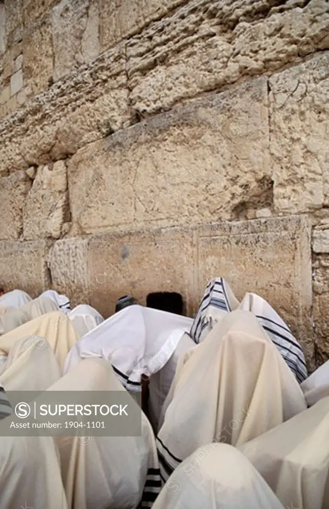 Jerusalem the Priestly Blessing ceremony at the Western Wall