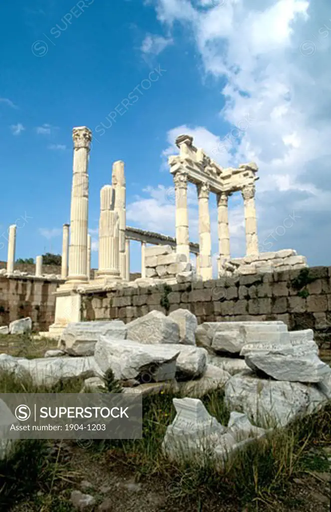 Turkey Bergama The Acropolis