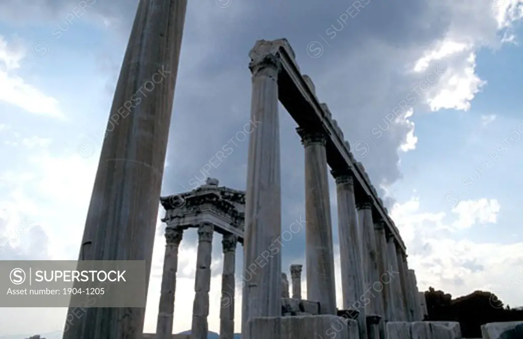 Turkey Bergama The Acropolis