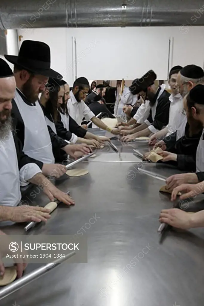 Preparing Matzah Tel Aviv Israel