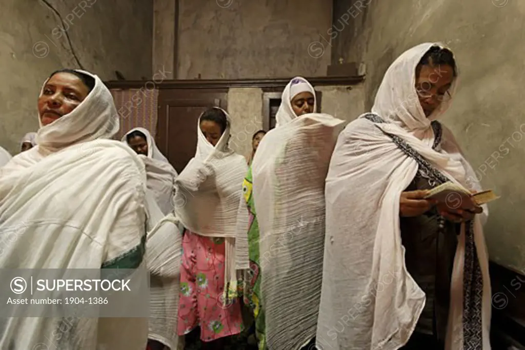 Ethiopian Orthodox pilgrims Jerusalem