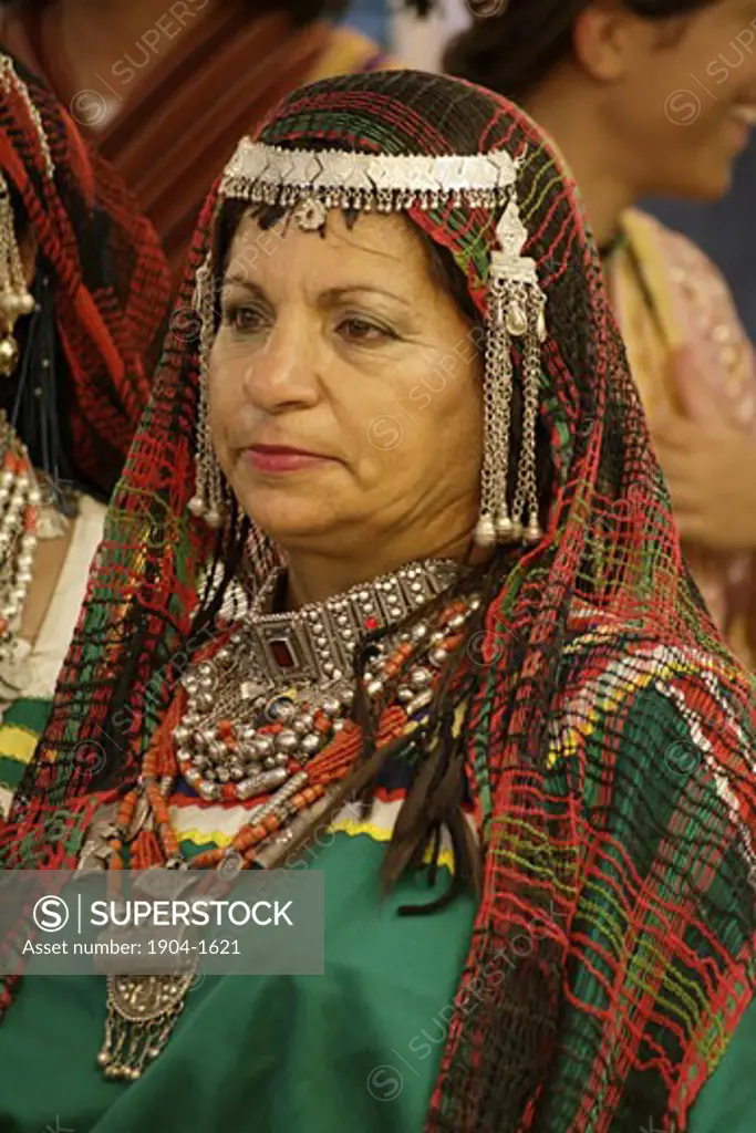 Yemenite Jewish woman in traditional dress