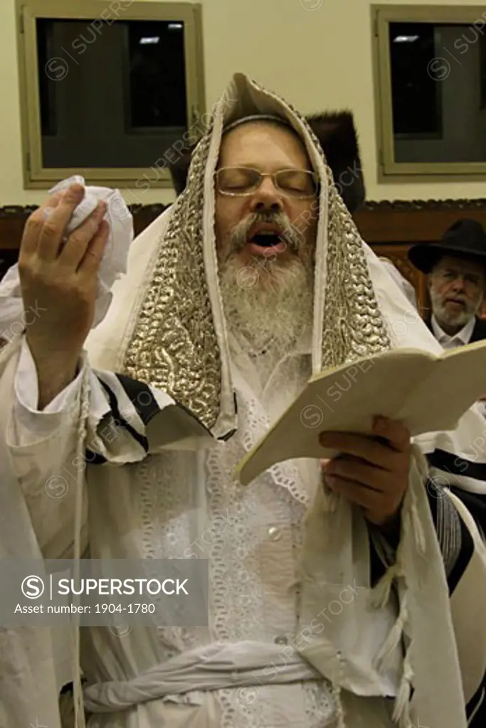 Simchat Torah celebration at the Premishlan congregation