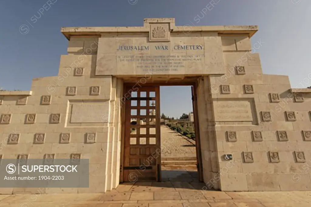War Cemetery Jerusalem