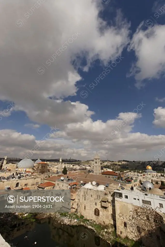 Jerusalem view of the Old City