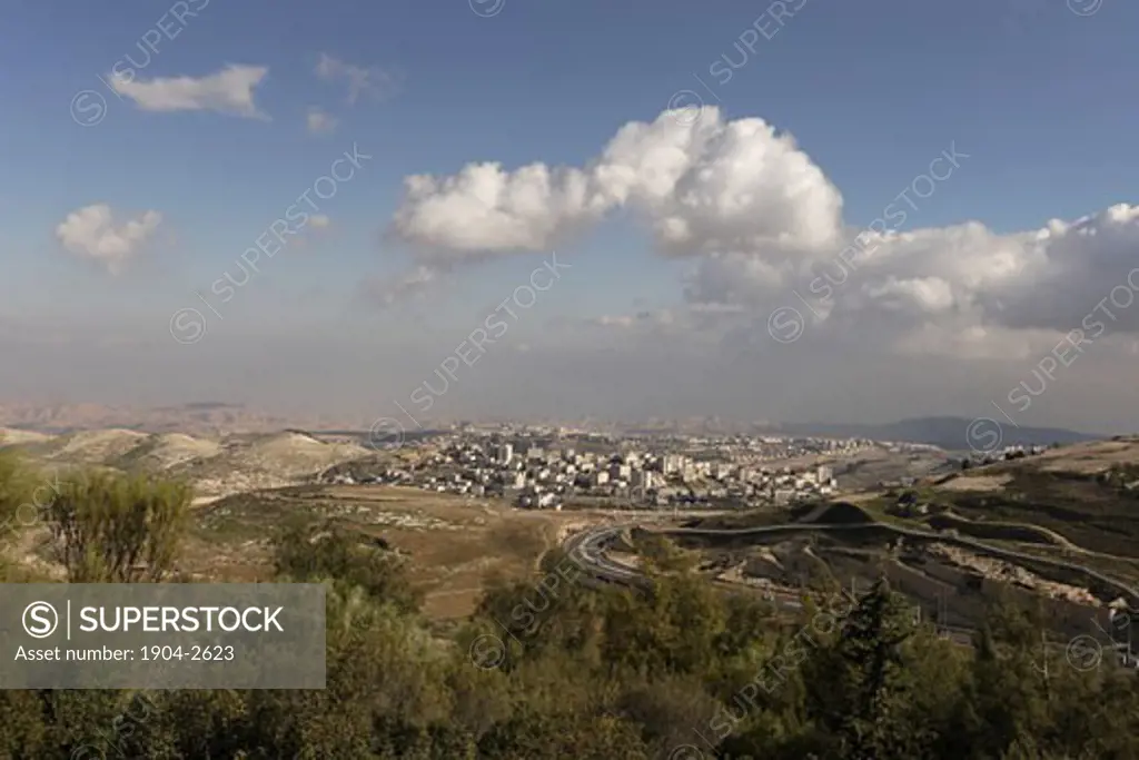 A view of the Judean desert from Mount Scopus