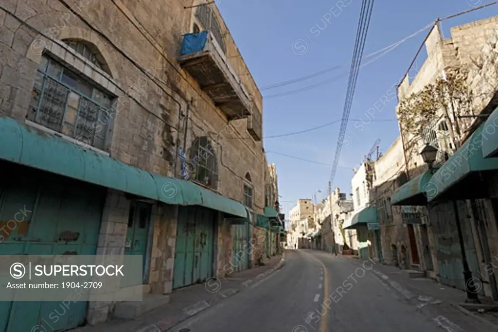 Shuhada street in Hebron