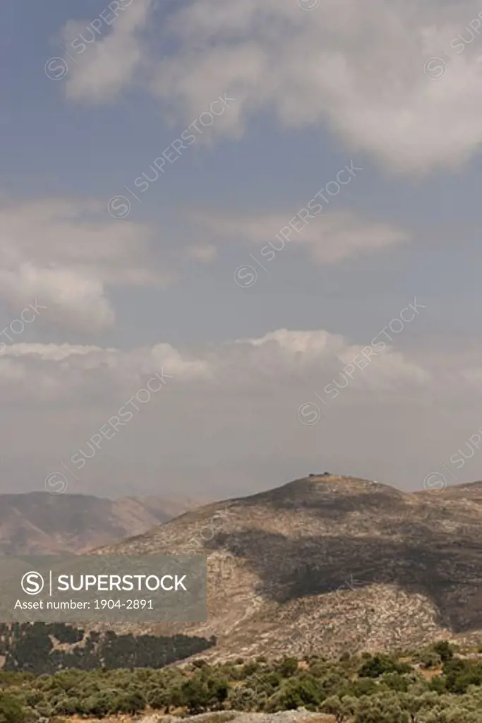 A view from Mount Ebal towards Mount Kabir
