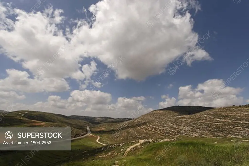 Samaria a view northwest from Tel Shiloh