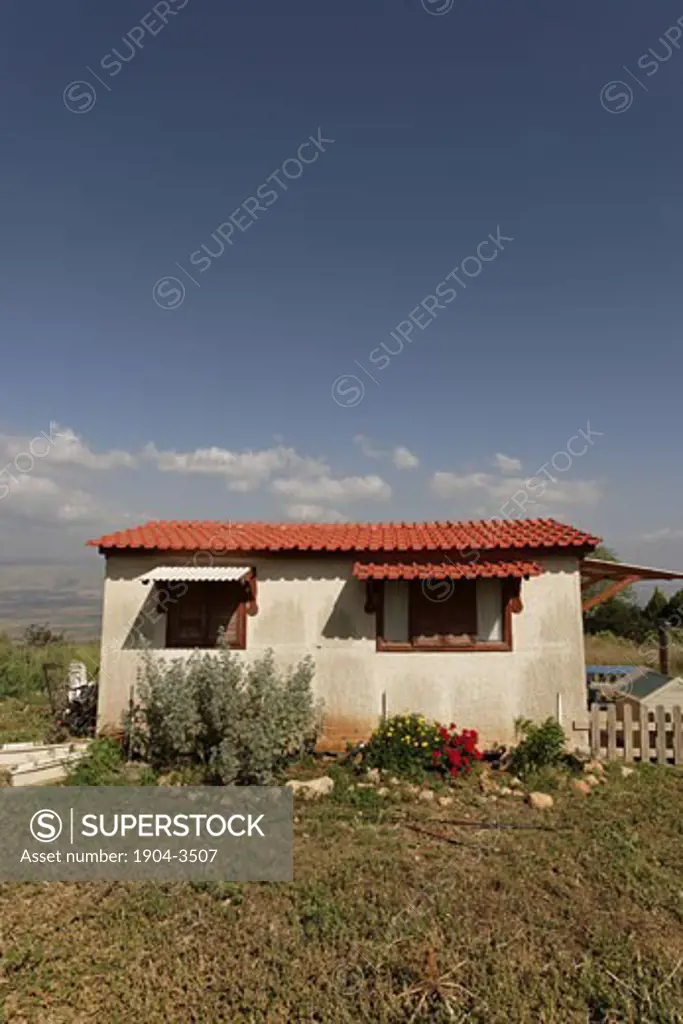 Israel the Upper Galilee A small house in Ramot Naphtali