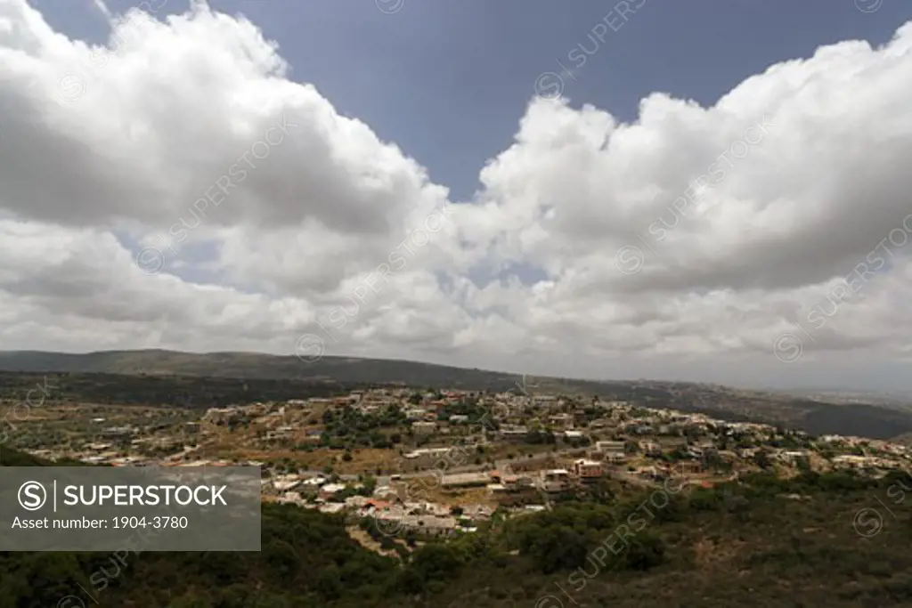 A view of the Druze village Jat