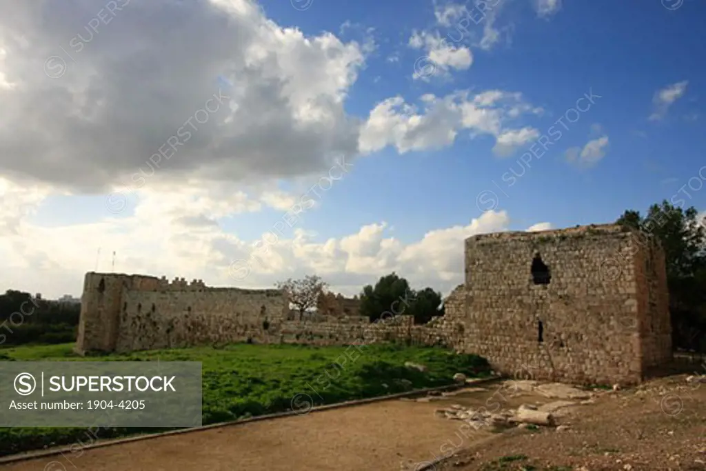 Remains of the Roman city Antipatris built by King Herod