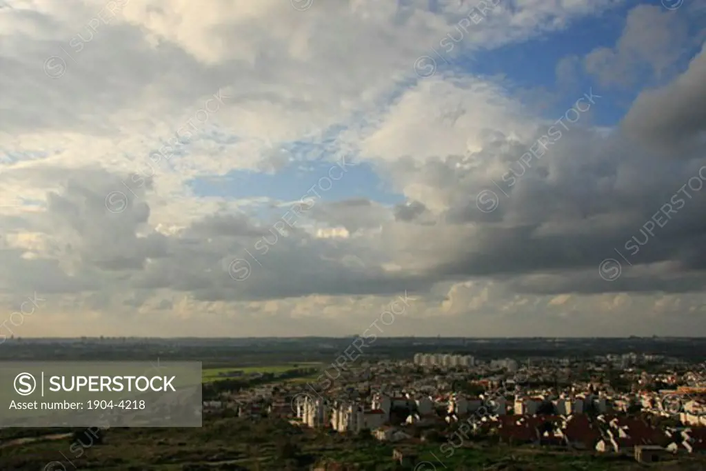 City of Rosh Haayin as seen from Migdal Afek