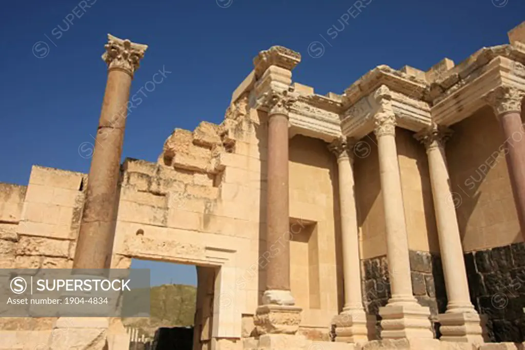 Beth Shean the Roman theater of Scythopolis