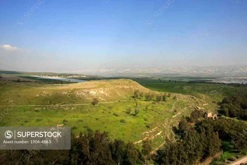 A view of the Jordan Valley from Tel Beth Shean
