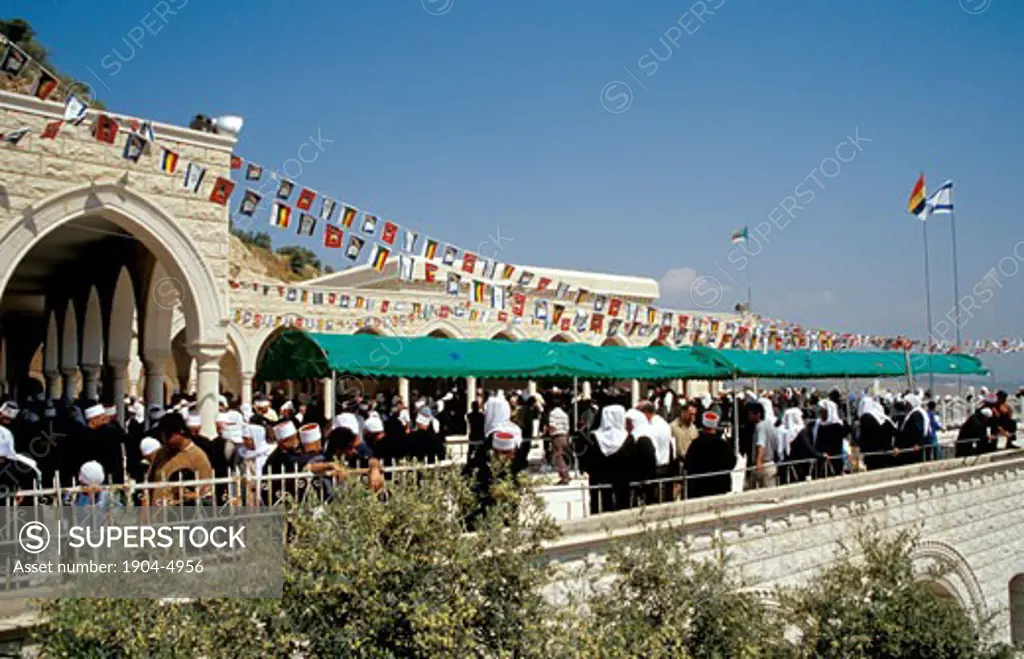 Israel the lower Galilee The annual Druze pilgrimage to Nabi Shueib