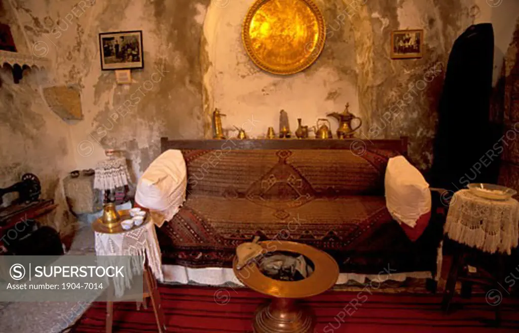 Old Bethlehem Folklore Museum a traditional Palestinian living room