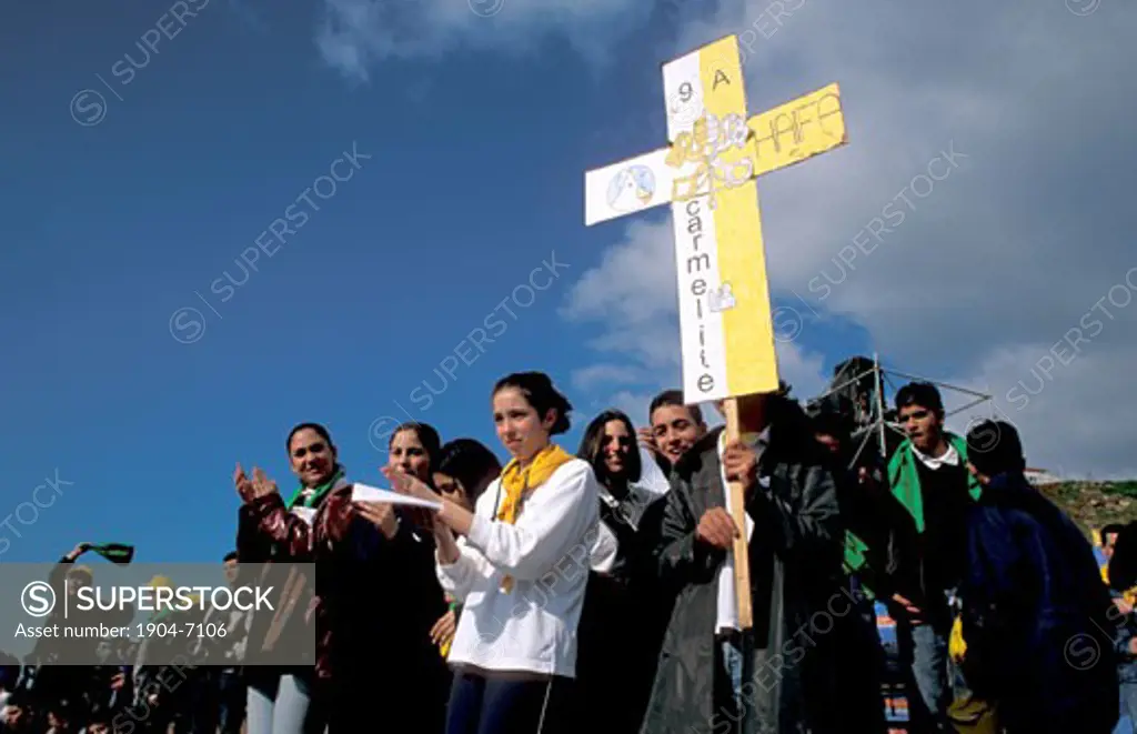 Believers at the Pope John Paul II Sermon 2432000