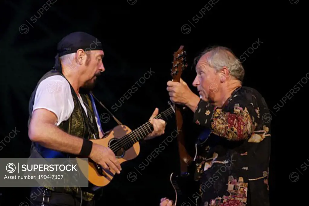 Ian Anderson and Martin Barre Jethro Tull concert in Caesarea