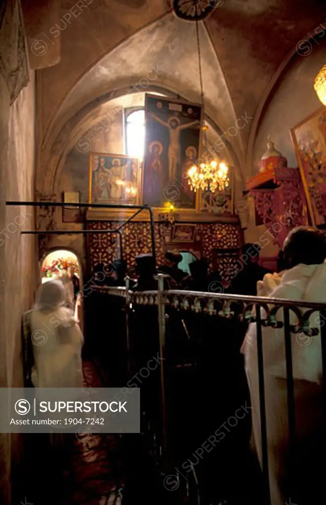 The Ethiopian Orthodox Chapel at the Church of the Holy Sepulchre